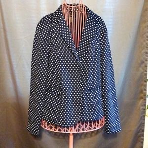 Nice polka dot blazer great for fall